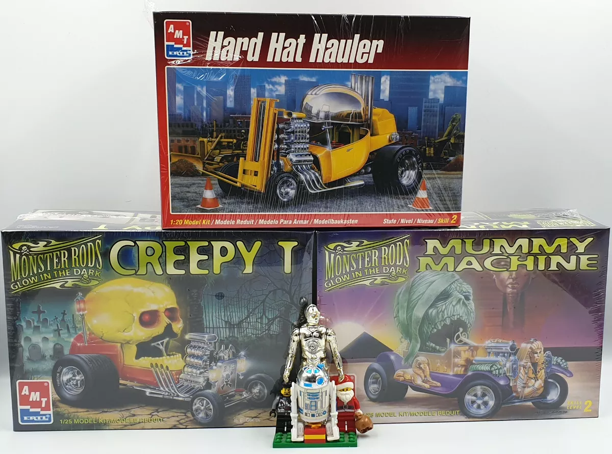 HORROR HARD HAT HAULER CREEPY T MUMMY MACHINE MODEL KITS MADE BY AMT ERTL