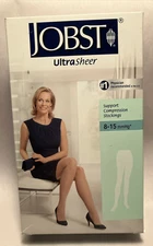 NIB JOBST Support Womens Small Silky Beige Compression Pantihose Stockings