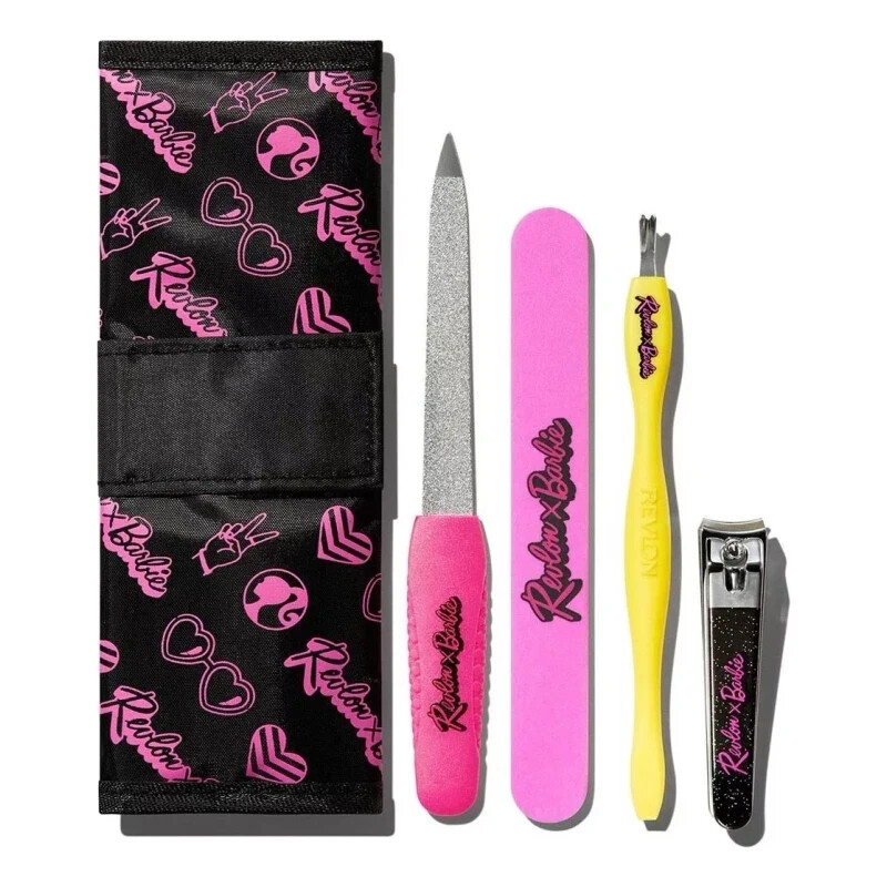 Barbie X Revlon Limited Edition 5-Piece Manicure Set with File Trimmer Clip & Buff