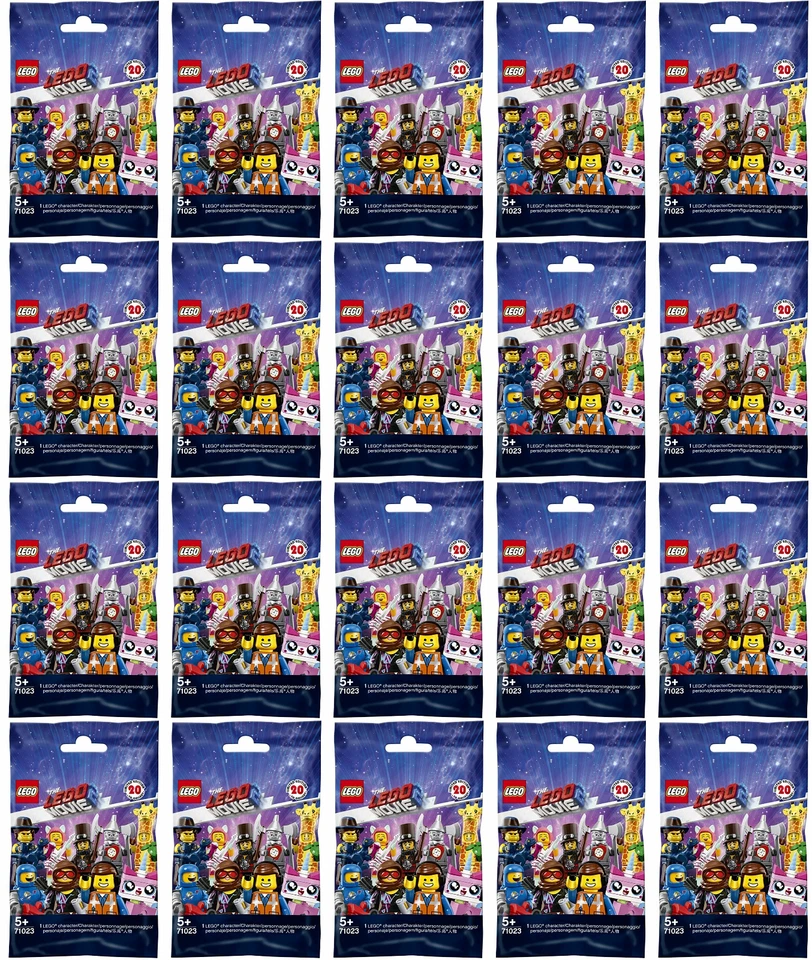 Complete Set of (20) The Lego Movie 2 Minifigures 71023 New Factory Sealed 2019 - Image 2 of 4