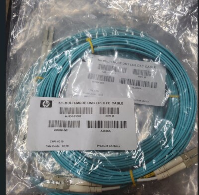 HP AJ836A 491026-001 AJ836-63001 5m OM3 LC/LC FC Multi-Mode Fibre Channel Cable