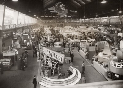 London Olympia British Radio Show General View Mullard Bush Tannoy Photo 1937