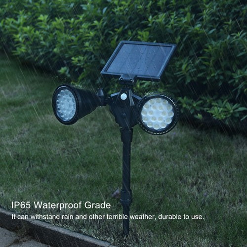 Solar Lawn Lamp Wall Light Outdoor Garden Motion Sensor Lights Waterproof W8E8 - Picture 4 of 12