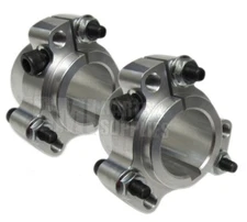 (2) 1-1/4" Go Kart Drift Trike Live Axle Aluminum Rear Wheel Hubs w/ HDW 1.25 