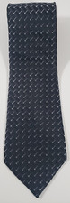 J. Ferrar Men's Silk Tie Black/Grays/Silver Geometric 58"x4" Made in USA