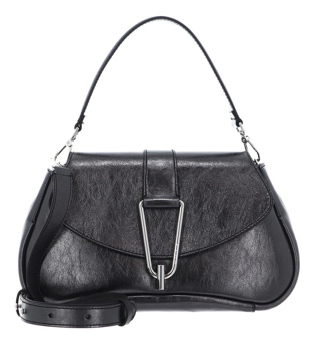 COCCINELLE borsa a tracolla Handbag Pearled Leather Noir