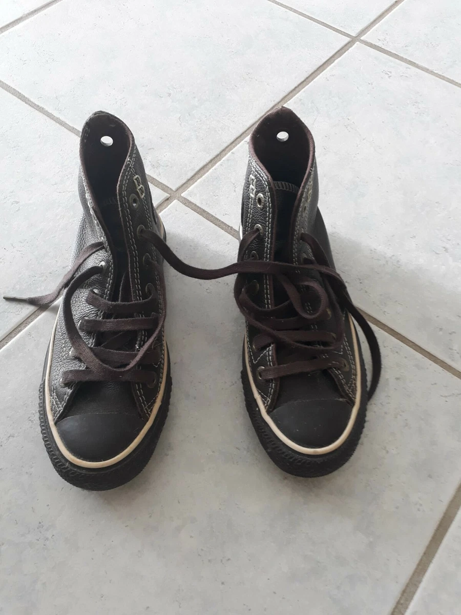 Algemeen Definitief ongeluk Basket CONVERSE Cuir Marron | eBay