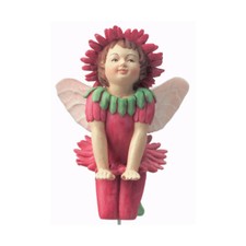 Flower Fairy Tausendsch&ouml;n Deko Figur Elfe Fee Blumenkind NEU am Stab
