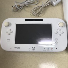 Nintendo Wii U Console (White) + GamePad, Power & Cable Japanese Version