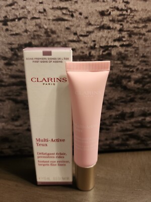 CLARINS MULTI- ACTIVE YEUX INSTANT EYE REVIVER,TARGET FINE LINES 15 ml / 0.5 oz