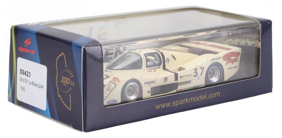 Spark S9423 Grid S1 #37 'GRID Racing' Le Mans 1982 - 1/43 Scale - Image 4 of 4