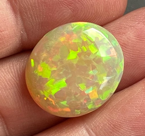 12,9ct. Natürlicher GEM Welo Opal Brilliant Gold-Orange Video Flashfire-Opals - Bild 3 von 7