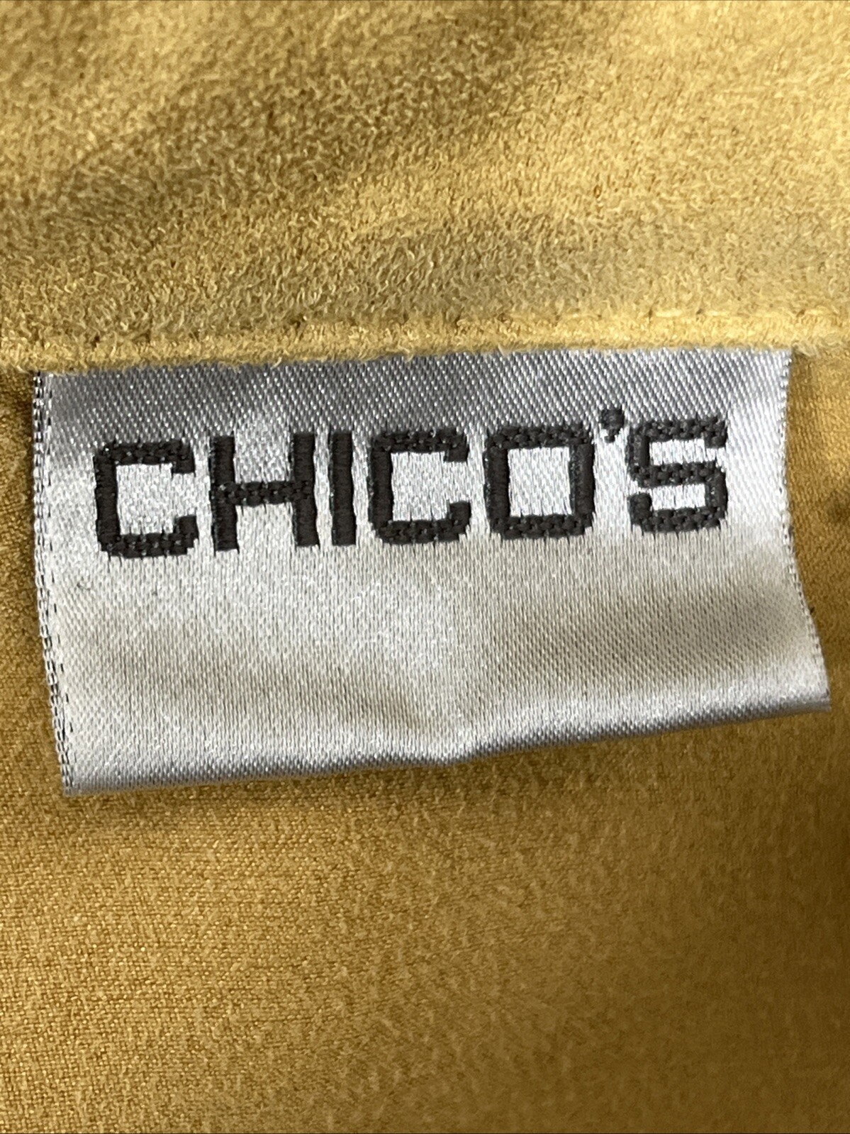 Chico’s Yellow Polyester Collared Long Sleeve But… - image 8