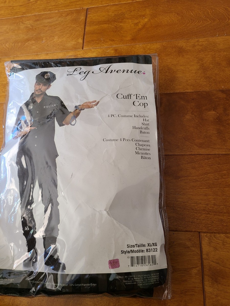 Cop Costume Cuff 'Em Cop size XL. NEW. | eBay