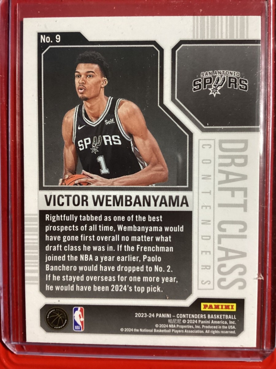 VICTOR WEMBANYAMA 23-24 Panini Contenders - 2023 Draft Class