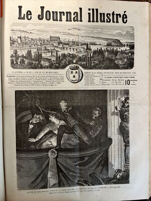 1864 Le Journal Illustre; Abraham Lincoln Assassination