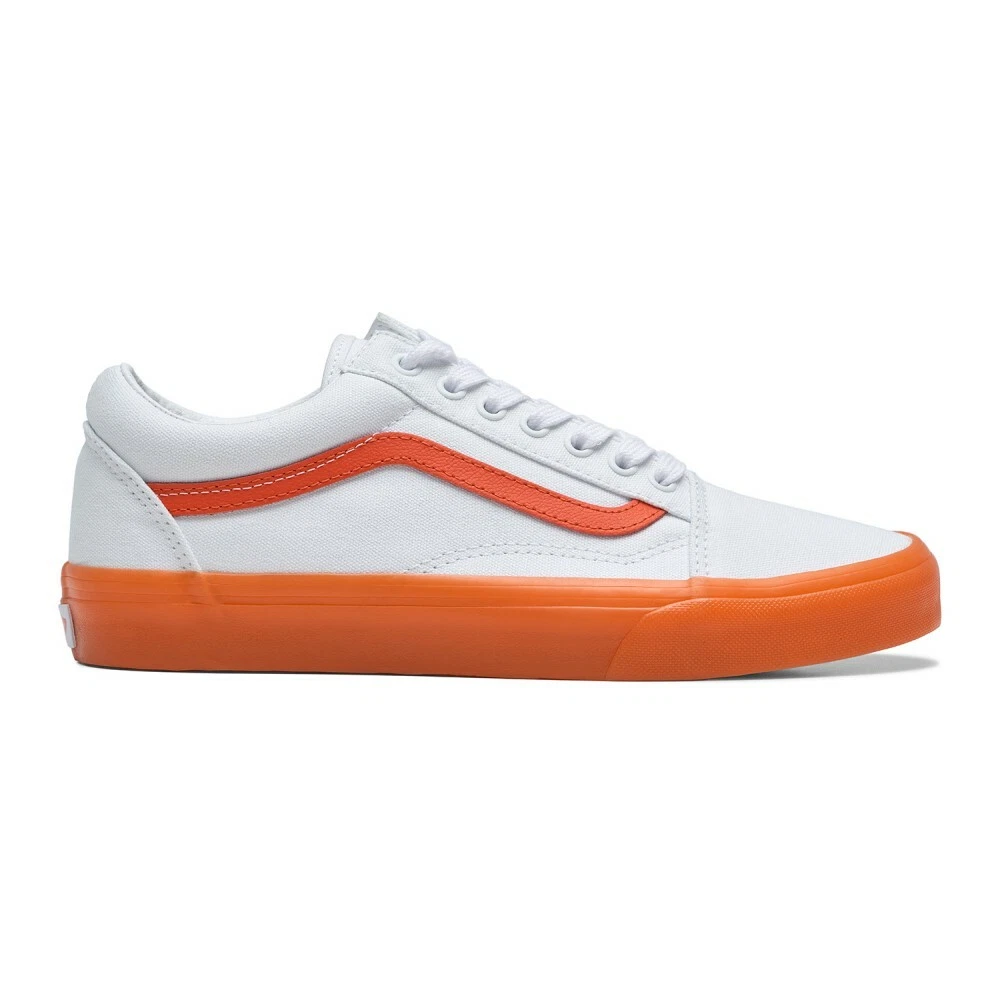 New Vans Old Skool Translucent True White/Orange Sneakers Shoes 2022 eBay