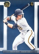 2021 Super Glow Sports Inaugural HENRY DAVIS 1st Ever Base Silver Card #35