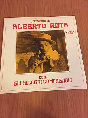 LP L'OCARINA DI ALBERTO ROTA DURIUM BL 7035 EX/EX+ ITALY PS 1974 RAI