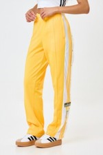 NEW Adidas Womens Adicolor Classics Adibreak Track Pants IP0622- Yellow/White- S