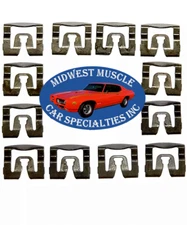 Front Windshield Glass Trim Molding Clips Reveal Fits 71-74 Challenger Cuda B42