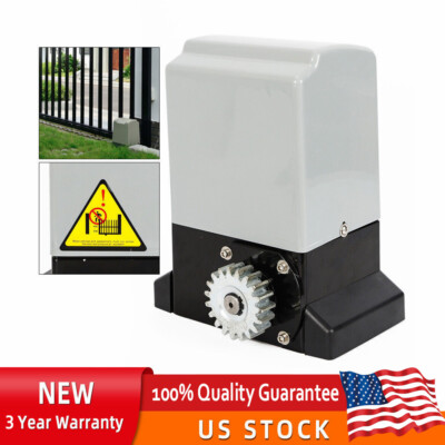 1400LBS Electric Automatic Sliding Gate Opener Door Operator+Remote Control 370W