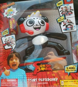 Details About Ryans World Rc Stunt Skate Boarder Combo Panda Toy Review 24ghz Tricks - 