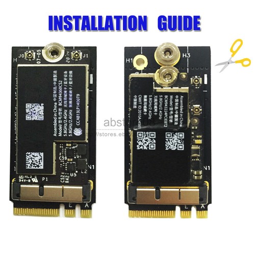 BCM94360CS2 Card To NGFF(M.2) Key A/E Adapter For Mac OS and Hackintosh - Picture 4 of 5