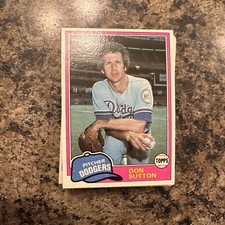 1981 Topps Don Sutton Baseball Card #605 NM-Mint FREE SHIPPING
