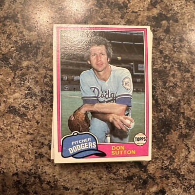 1981 Topps Don Sutton Baseball Card #605 NM-Mint FREE SHIPPING