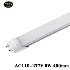 LED Tube T8 450mm 1.5ft 6W LED Light Integrated Tube LED Lamp AC110v-277v 240V