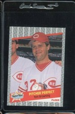 1989 FLEER GLOSSY PITCHER PERFECT #629 TOM BROWNING CINCINNATI REDS
