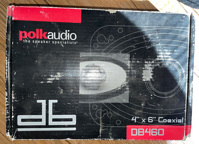 Brand New Open Box Polk Audio DB460 75Hz-22kHz 91dB 4Ohm Speakers 4'' x 6''
