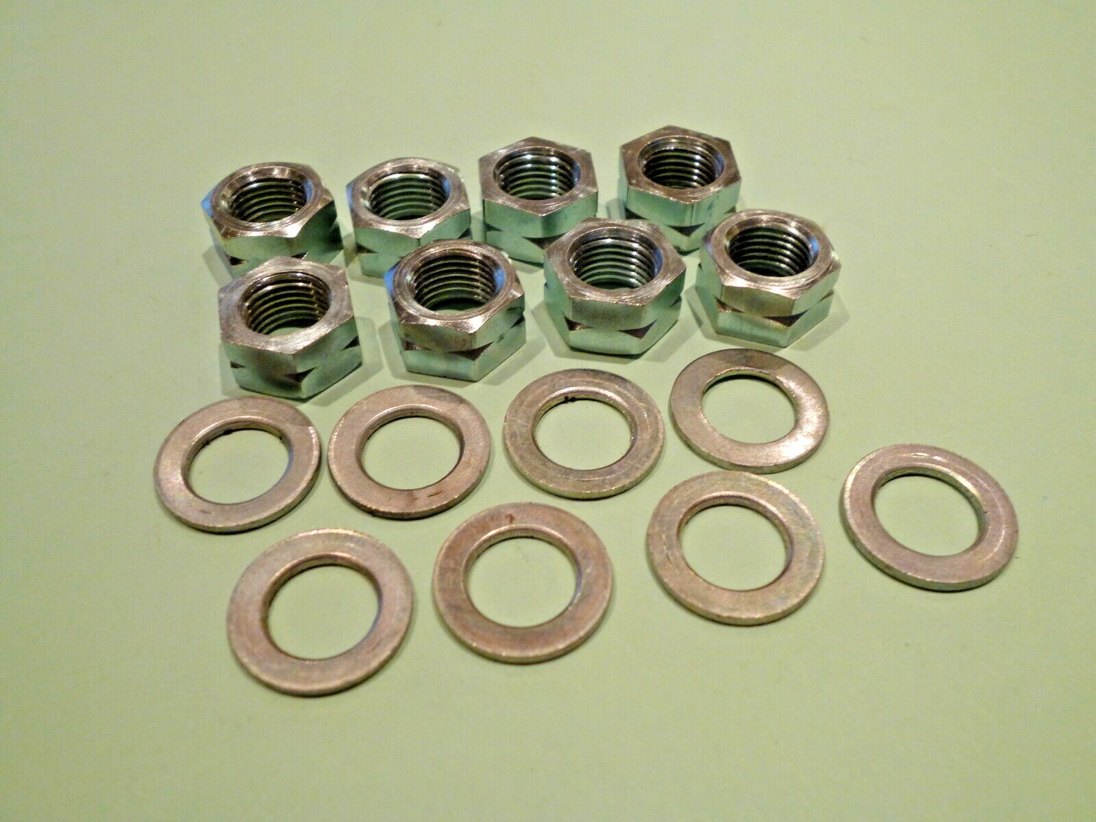 TRIUMPH 3TA 5TA T100A CYLINDER BARREL BASE NUTS 70-2412 E2412 1957-67  UK MADE