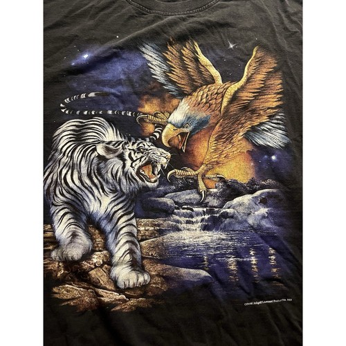Joligolf Eagle vs. Tiger Graphic T-Shirt – Size L - Picture 5 of 8