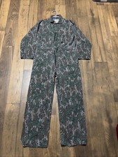 Vintage Mossy Oak Coveralls Mens M Reg Brown Camouflage Usa Made 90s Rare Hunter