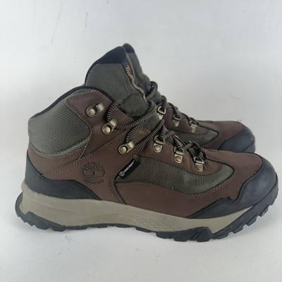 TIMBERLAND Mens LINCOLN PEAK Waterproof Brown Black Hiking Boots Sz 11 Worn Once