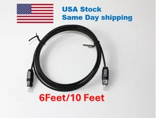Toslink Optical Cable Digital Audio Sound Fiber Optic SPDIF Cord Wire Dolby DTS