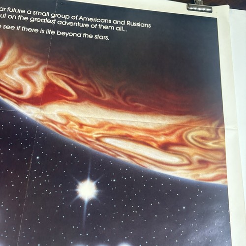 Orig 1984 Movie House Poster “ 2010 THE YEAR WE MAKE CONTACT” 27x41 Peter Hyams - Picture 4 of 19