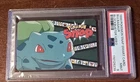 1999 BULBASAUR PSA 9 Gemplus Ninitendo POKEMON Snap Smart Card Blockbuster Video