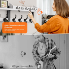 Evermagin 29" Coat Rack Wall Mount with Shelf, 4 in 1 and Key Hanger...