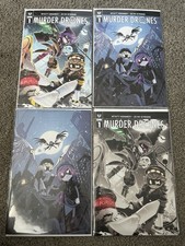 Murder Drones #1 – LOT OF 4 – 1st print Covers A, B, 1:10 + 2nd print