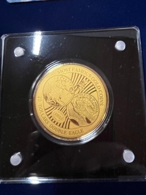 20 Dollar Double Eagle Feingold 999 1/200 oz.PP 2022 Repuplique du Niger