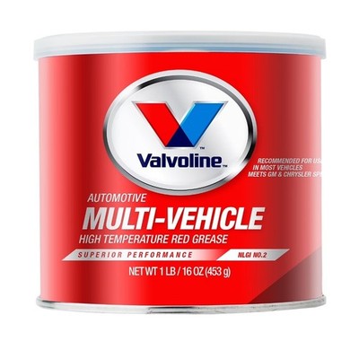 Multi-Vehicle High Temperature Red Grease 1 LB Tub