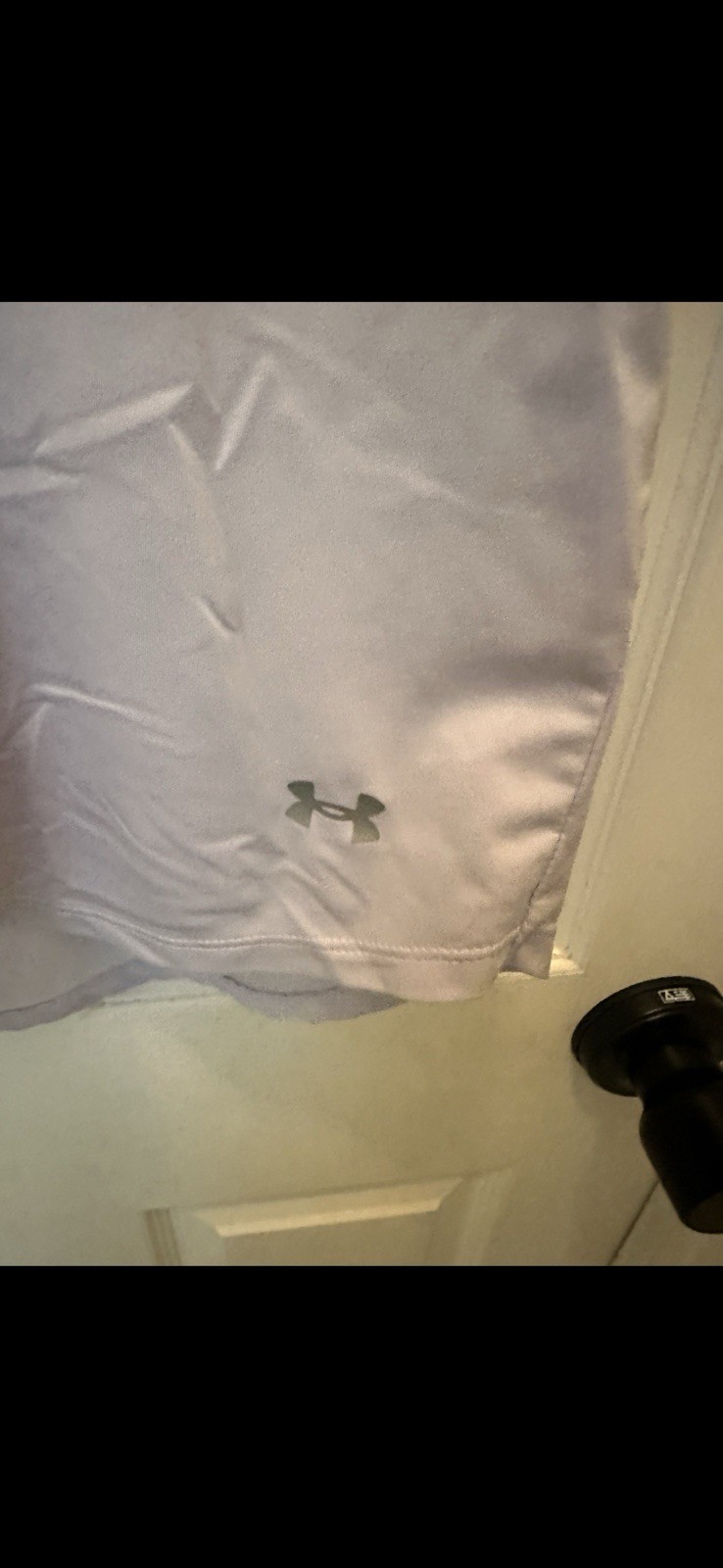 Under Armour Women’s Large Lavender Short Sleeve Open Back Workout Top thumbnail 5