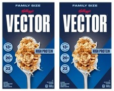 Kelloggs Vector Protein Breakfast Cereal, 550...