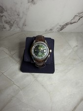 Seiko Prospex ALPINIST  Watch Green Dial Brown Leather Strap SPB121J1