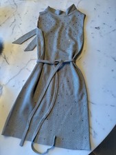 Vintage 1960s Rhinestone Stretch Knit Dress