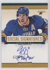 2013-14 Panini Playbook Social Signatures Derek Roy #SS-DR Auto 2d8