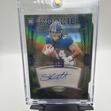 2025 Panini Certified- Rookies Signatures Cam Skattebo #RSI-CSO Mirror Green /25